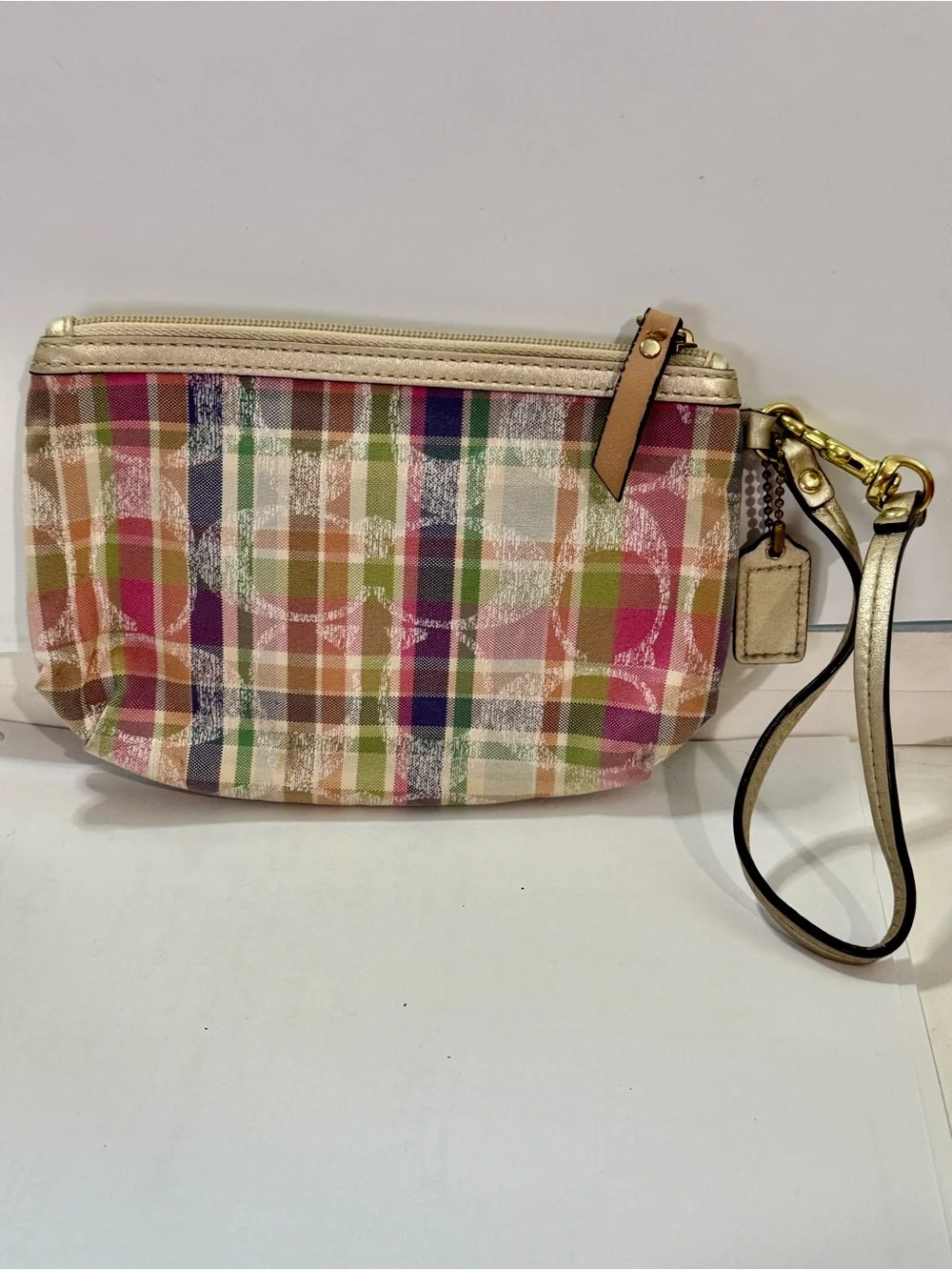 Coach compact wristlet